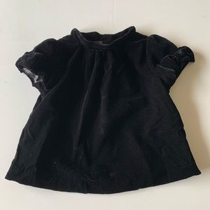 EUC Janie & Jack Velvet Top Size: 4